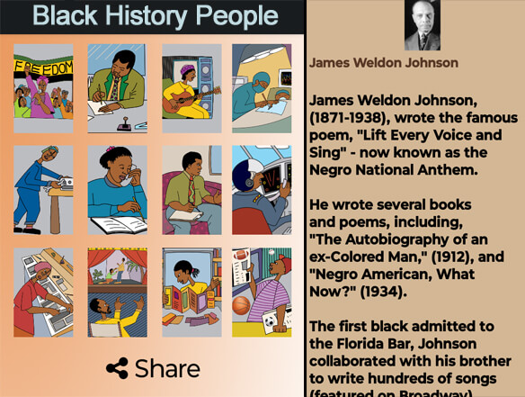 Black History People app