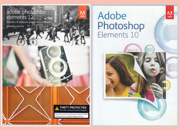 Adobe Photoshop Elements 12 and 10