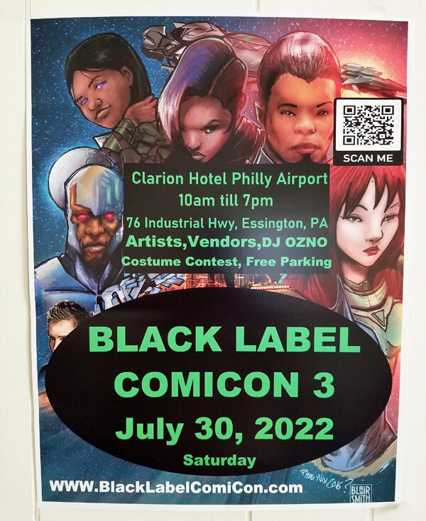 Black Label Comicon Philadelphia PA 2022