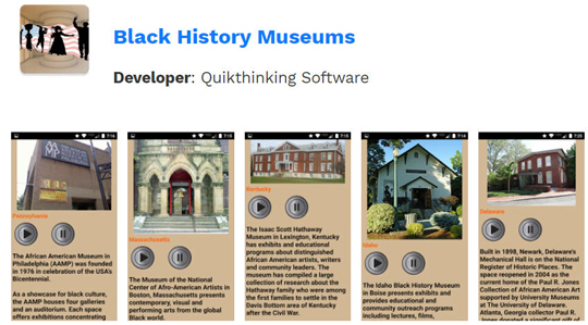 Black History Museums App